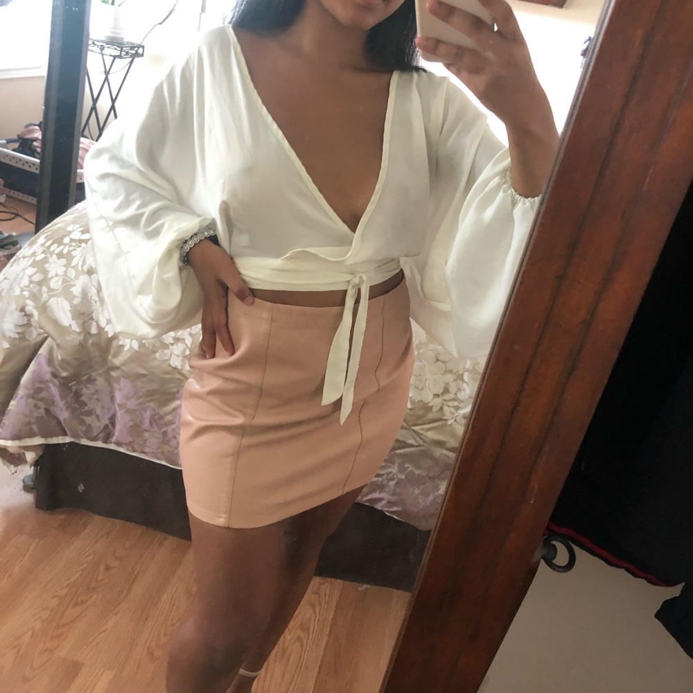 ❥☆ American Threads surplice top ❥☆